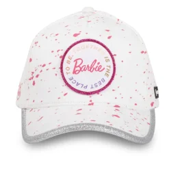 Casquette Baseball Barbie Strapback / Boucle - Blanche - Capslab