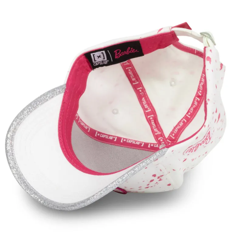Casquette Baseball Barbie Strapback / Boucle - Blanche - Capslab