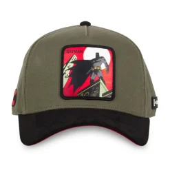 Casquette Baseball Bi matière coton/suédine Dc Comics Batman Snapback Marron - Capslab