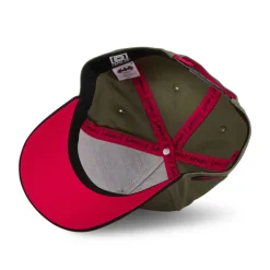 Casquette Baseball Bi matière coton/suédine Dc Comics Batman Snapback Marron - Capslab