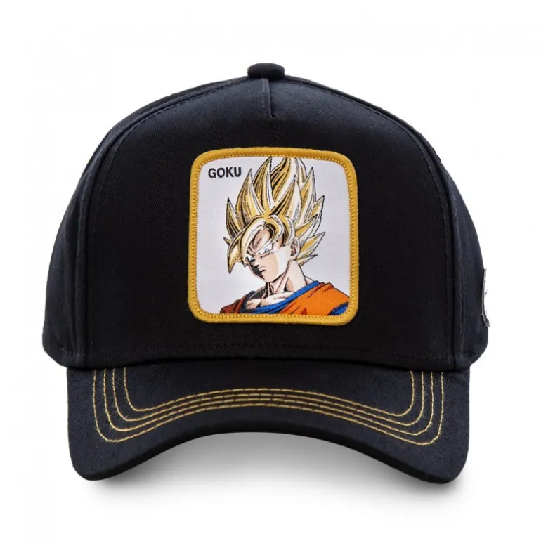 Casquette Baseball Dragon Ball Z Goku Snapback Noir Capslab