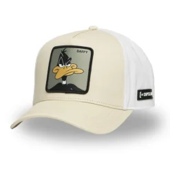 Casquette Baseball Looney Tunes Daffy Duck Snapback Beige - Capslab