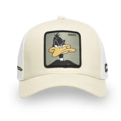 Casquette Baseball Looney Tunes Daffy Duck Snapback Beige - Capslab
