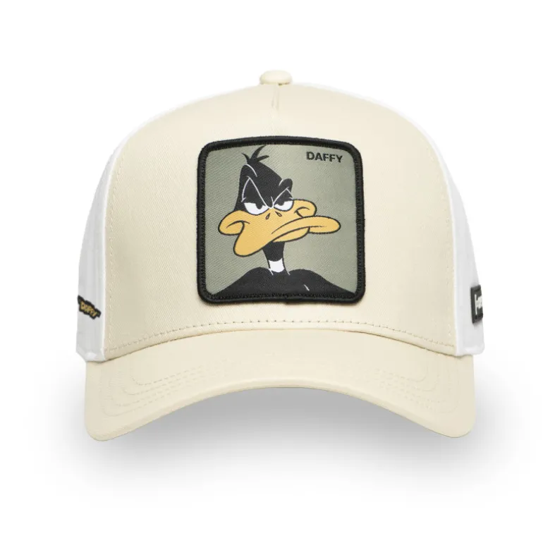 Casquette Baseball Looney Tunes Daffy Duck Snapback Beige - Capslab