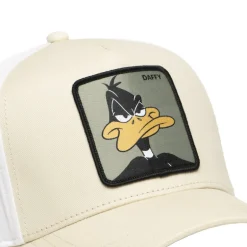 Casquette Baseball Looney Tunes Daffy Duck Snapback Beige - Capslab
