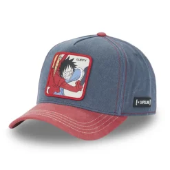 Casquette Baseball One Piece Luffy Snapback - Bleue - Capslab