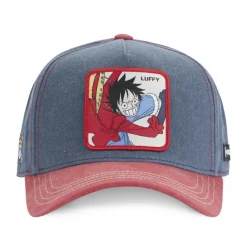 Casquette Baseball One Piece Luffy Snapback - Bleue - Capslab