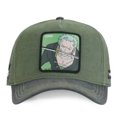 Casquette Baseball One Piece Roronoa Zoro Snapback - Verte - Capslab