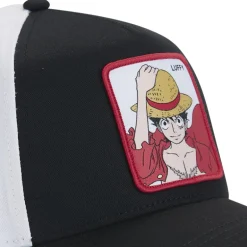Casquette Baseball One Piece Luffy Snapback - Noire - Capslab