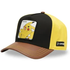 Casquette Baseball Pokemon Pikachu Snapback Jaune - Capslab