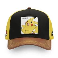 Casquette Baseball Pokemon Pikachu Snapback Jaune - Capslab