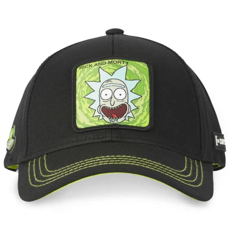 Casquette Baseball Rick And Morty Boucle Noir Capslab