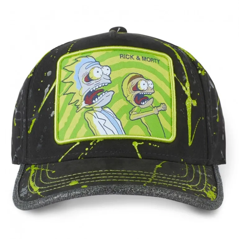 Casquette Baseball Rick And Morty Boucle Noir Capslab