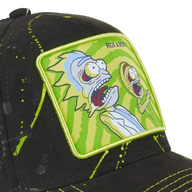 Casquette Baseball Rick And Morty Boucle Noir Capslab