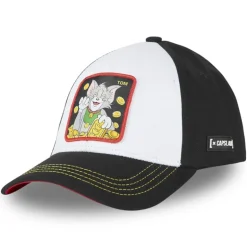 Casquette Baseball Tom And Jerry Snapback Noir Capslab