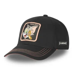Casquette Baseball Tom And Jerry Boucle Noir Capslab