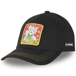 Casquette Baseball Tom And Jerry Snapback Noir Capslab