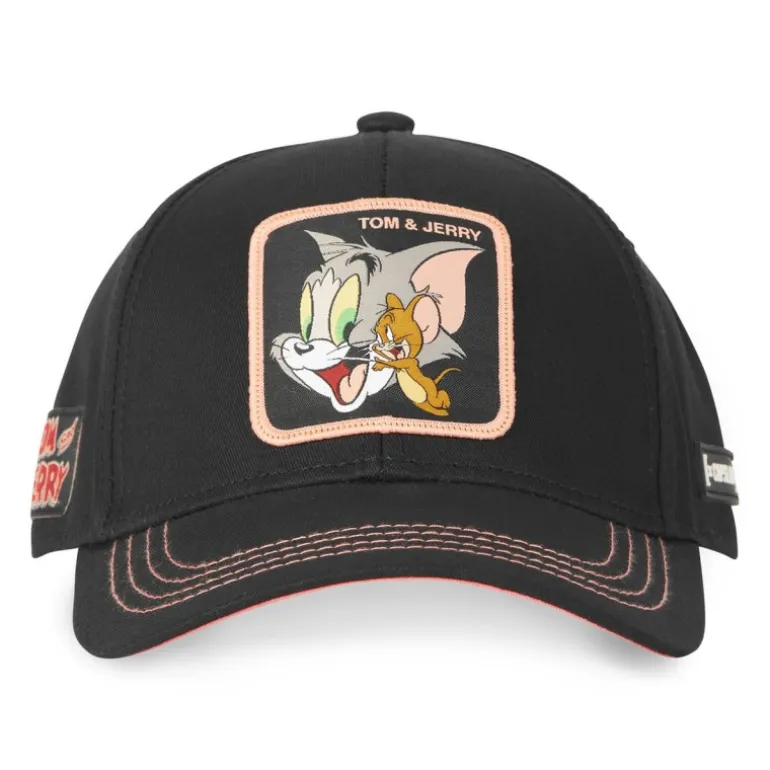 Casquette Baseball Tom And Jerry Boucle Noir Capslab