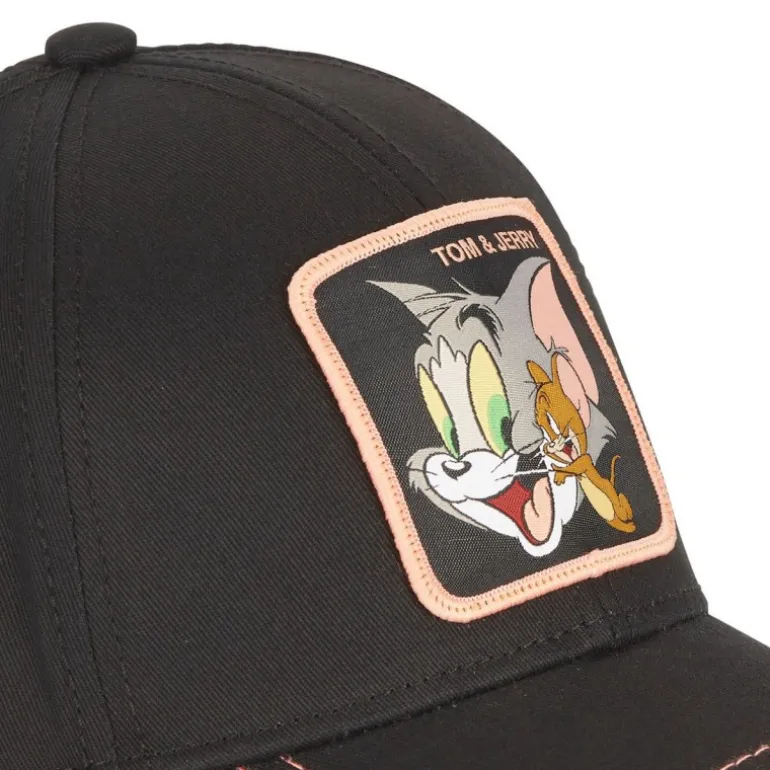 Casquette Baseball Tom And Jerry Boucle Noir Capslab