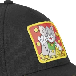 Casquette Baseball Tom And Jerry Snapback Noir Capslab