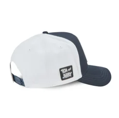 Casquette Baseball Tom Et Jerry Snapback Bleu Marine - Capslab
