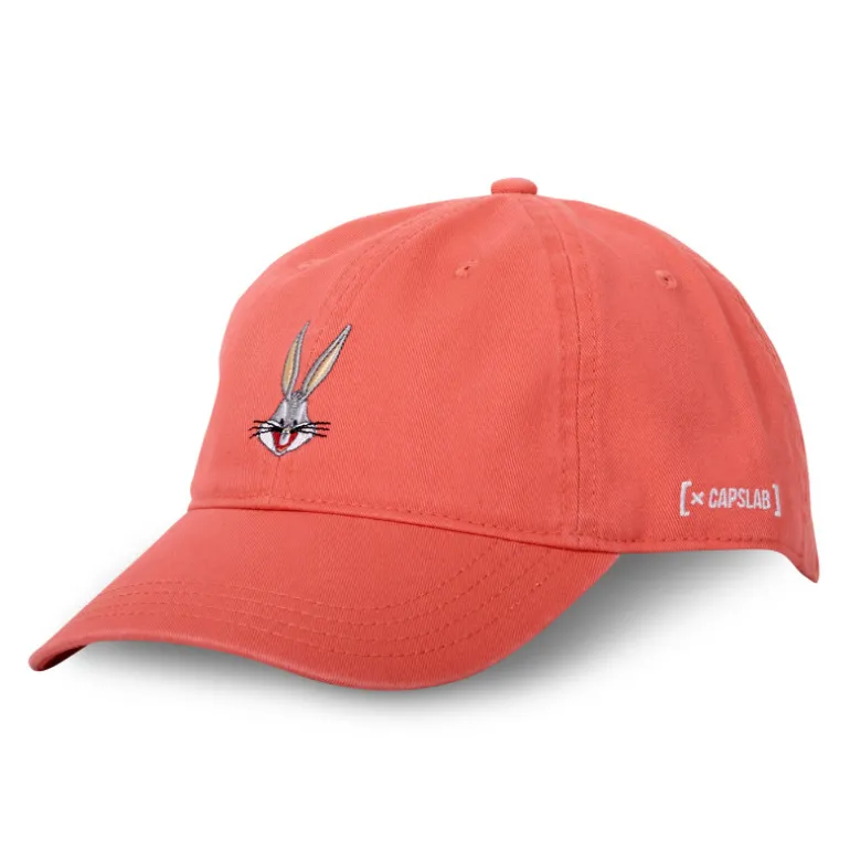 Casquette Dad cap Looney Tunes Bugs Bunny Strapback / Boucle - Orange - Capslab