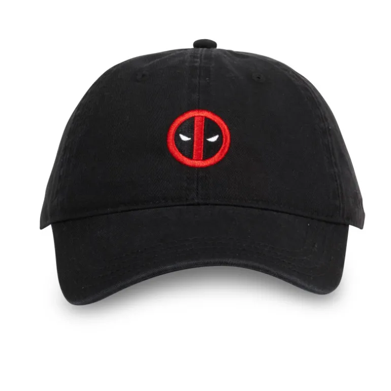 Casquette Dad cap Marvel Deadpool Strapback / Boucle - Noire - Capslab
