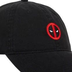 Casquette Dad cap Marvel Deadpool Strapback / Boucle - Noire - Capslab