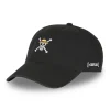 Casquette Dad cap One Piece Strapback / Boucle - Noire - Capslab