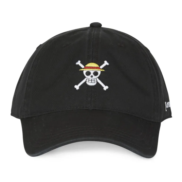 Casquette Dad cap One Piece Strapback / Boucle - Noire - Capslab