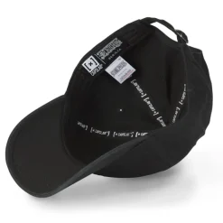 Casquette Dad cap One Piece Strapback / Boucle - Noire - Capslab