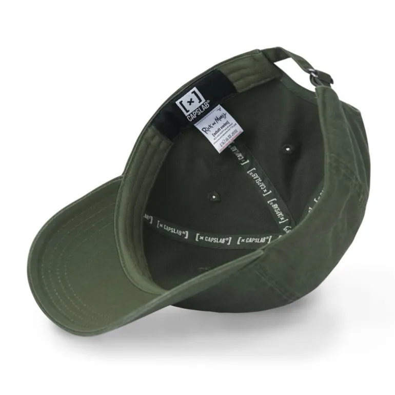 Casquette Dad cap Rick And Morty Strapback / Boucle - Verte - Capslab