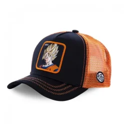 Casquette enfant Trucker Dragon Ball Z Goku Snapback Noir Capslab