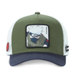 Casquette enfant Trucker Naruto Shippuden Kakashi Snapback - Verte - Capslab