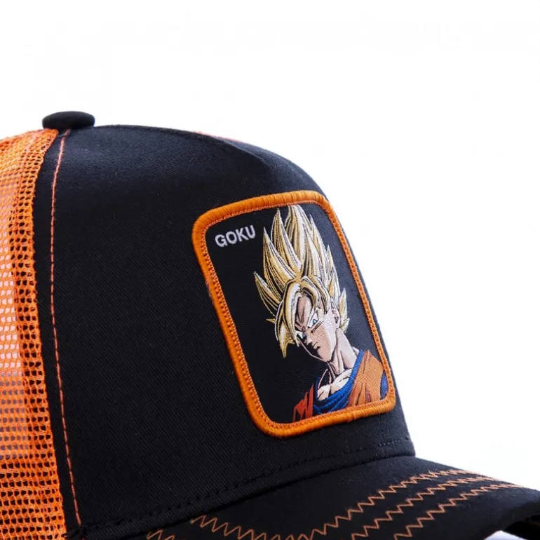 Casquette enfant Trucker Dragon Ball Z Goku Snapback Noir Capslab