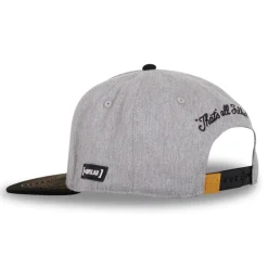 Casquette Fitted Visière Plate Looney Tunes Bugs Bunny Snapback - Grise - Capslab
