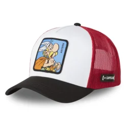Casquette Trucker Asterix Et Obelix Snapback Rouge - Capslab