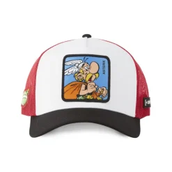 Casquette Trucker Asterix Et Obelix Snapback Rouge - Capslab