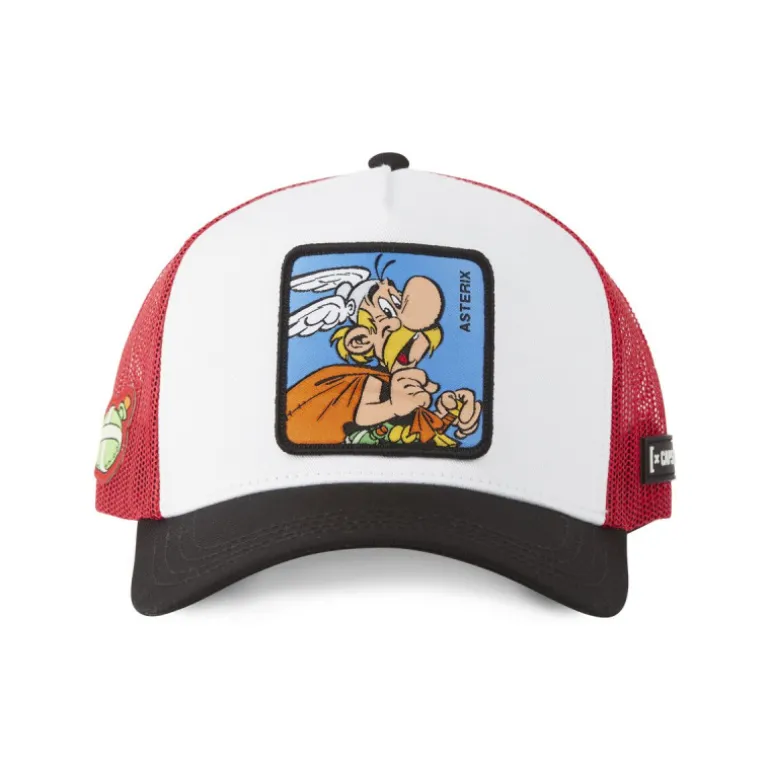 Casquette Trucker Asterix Et Obelix Snapback Rouge - Capslab