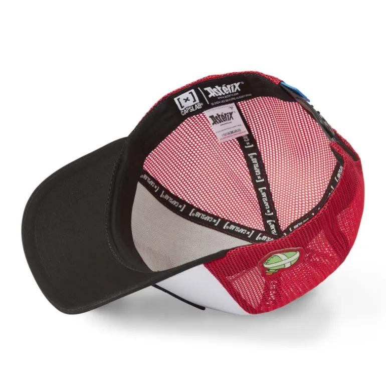 Casquette Trucker Asterix Et Obelix Snapback Rouge - Capslab