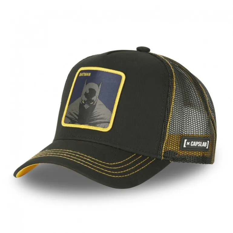 Casquette Trucker Dc Comics Batman Snapback Noir Capslab