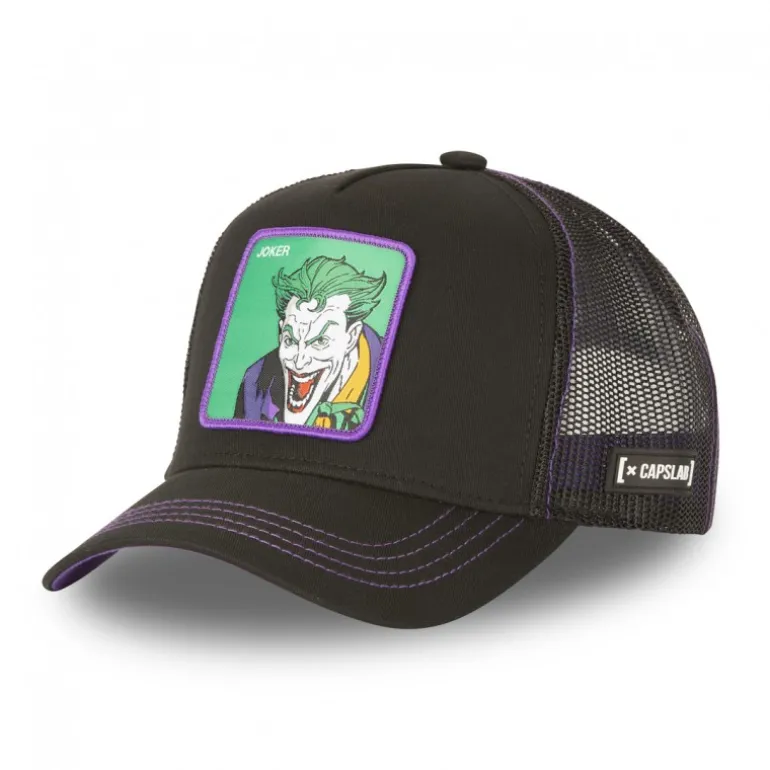Casquette Trucker Dc Comics Joker Snapback Noir Capslab