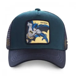 Casquette Trucker Dc Comics Batman Snapback Bleu Capslab