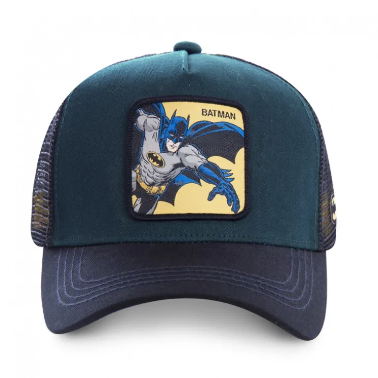 Casquette Trucker Dc Comics Batman Snapback Bleu Capslab