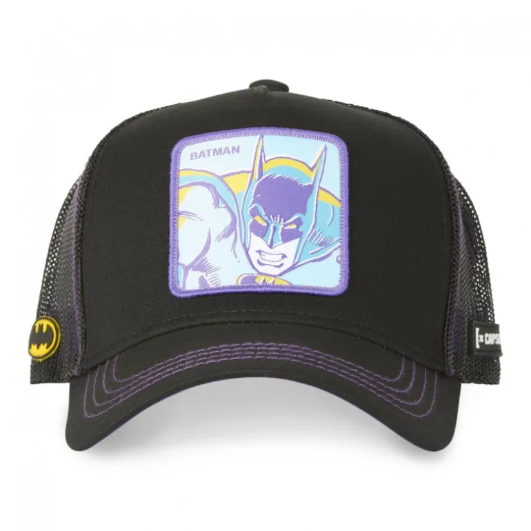 Casquette Trucker Dc Comics Batman Snapback Noir Capslab