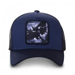 Casquette Trucker Dc Comics Batman Snapback Bleu Capslab