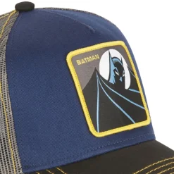 Casquette Trucker Dc Comics Batman Snapback Bleu Capslab