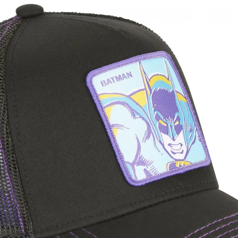 Casquette Trucker Dc Comics Batman Snapback Noir Capslab