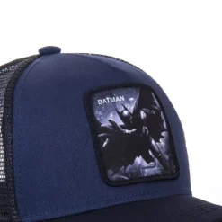 Casquette Trucker Dc Comics Batman Snapback Bleu Capslab