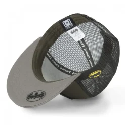 Casquette Trucker Dc Comics Batman Snapback Gris Capslab